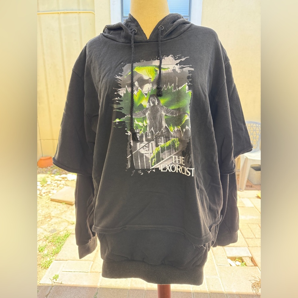 Dolls Kill Exorcist Demonic Influence Regan Twofer Layer Pullover Hoodie Horror